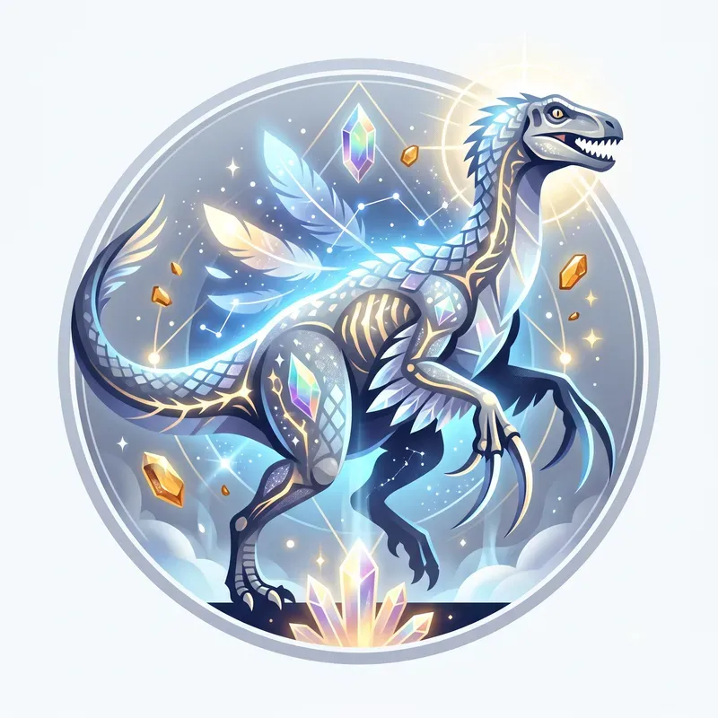 Glowing Dinosaur Emblems