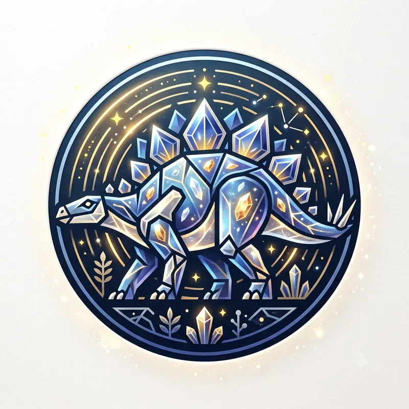Glowing Dinosaur Emblems