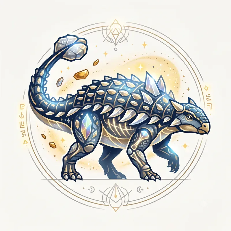 Glowing Dinosaur Emblems