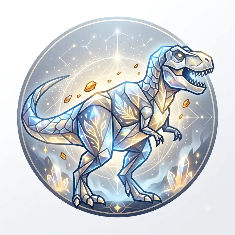 Glowing Dinosaur Emblems