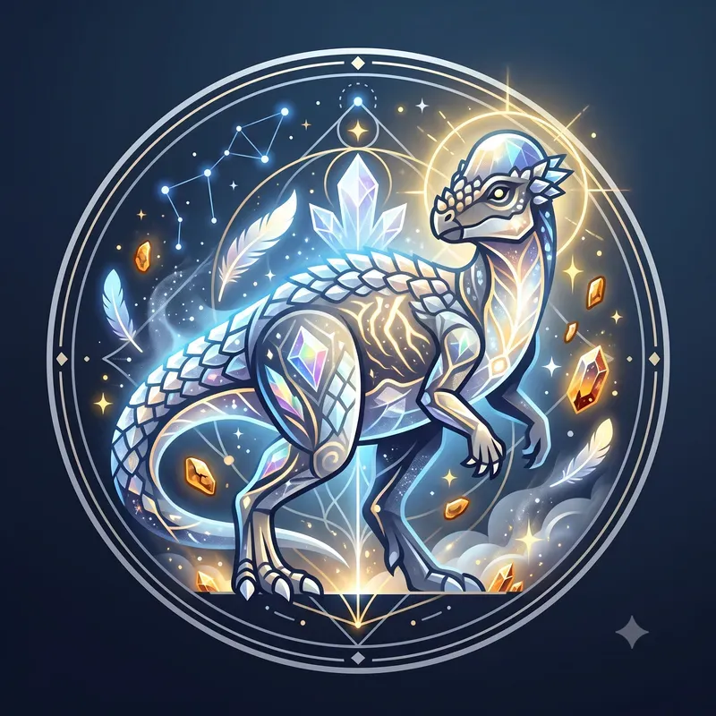 Glowing Dinosaur Emblems