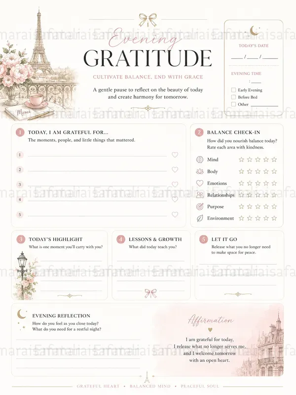Professional Feminine Planner Generator