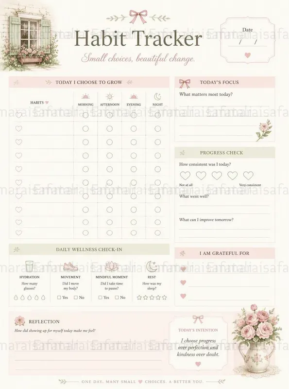 Professional Feminine Planner Generator
