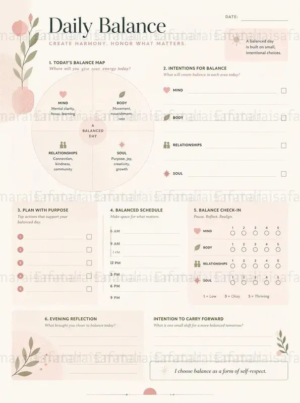 Professional Feminine Planner Generator