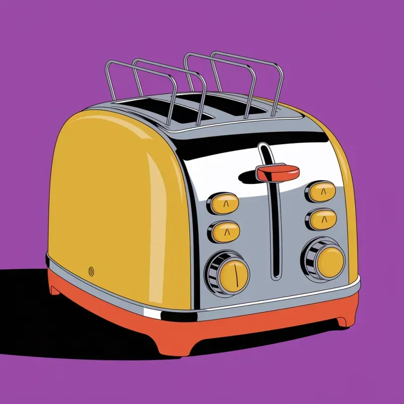 Retro Pop Art Home Icons Collection