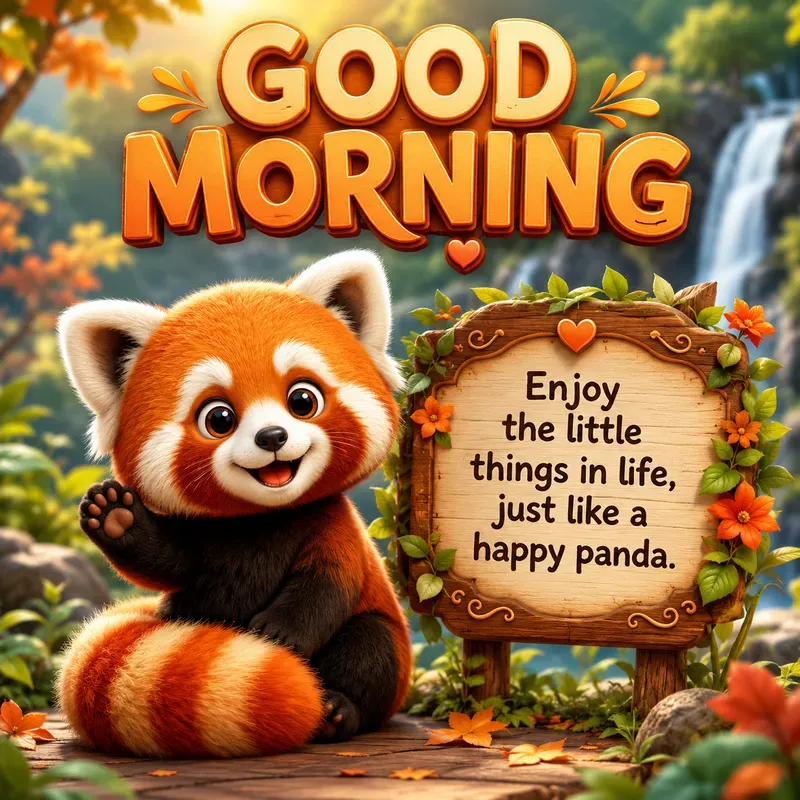 Cute Animal Morning Posters