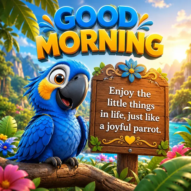Cute Animal Morning Posters