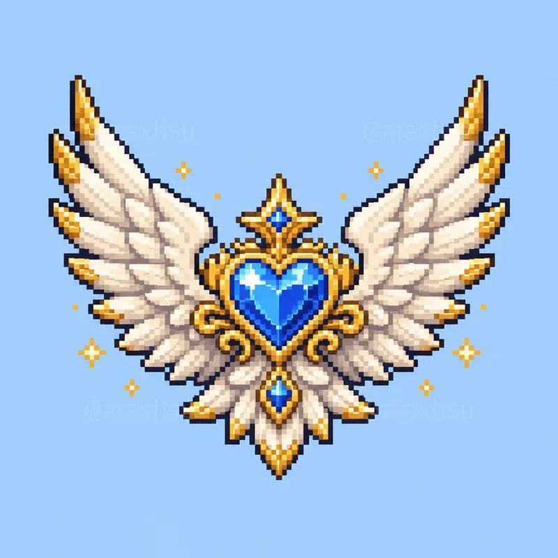 16bit Wing Ornament Icons