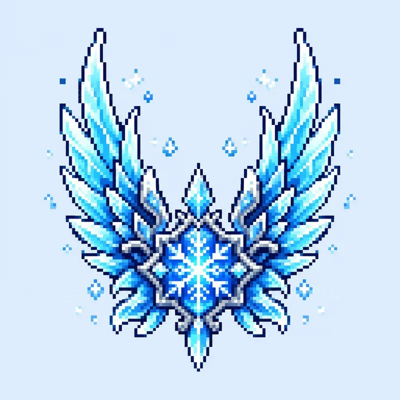 16bit Wing Ornament Icons