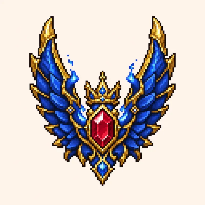 16bit Wing Ornament Icons