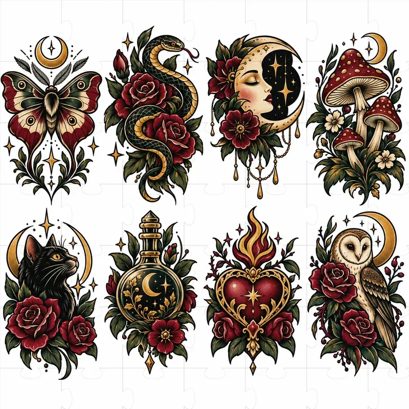 Universal Tattoo Flash Sheet Engines