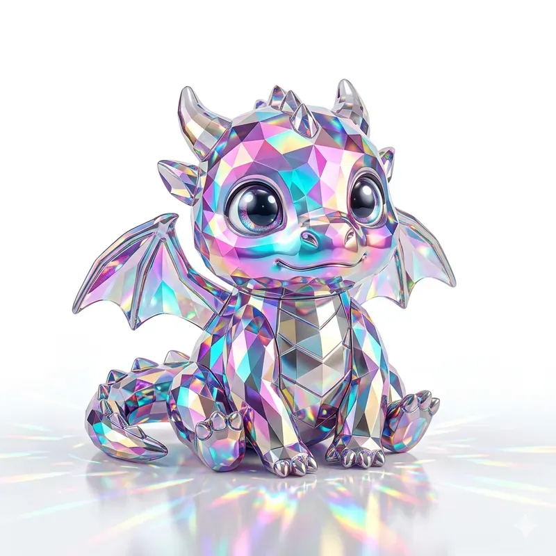 Holographic Crystal Iridescents