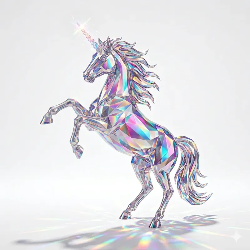 Holographic Crystal Iridescents