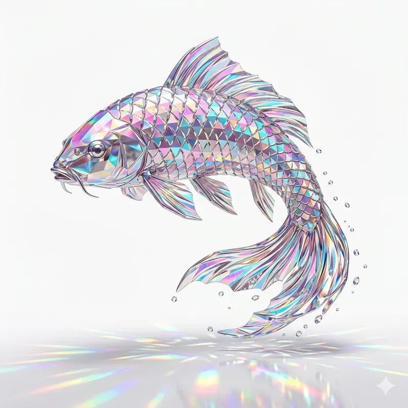 Holographic Crystal Iridescents