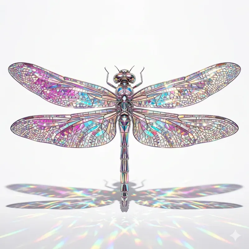 Holographic Crystal Iridescents