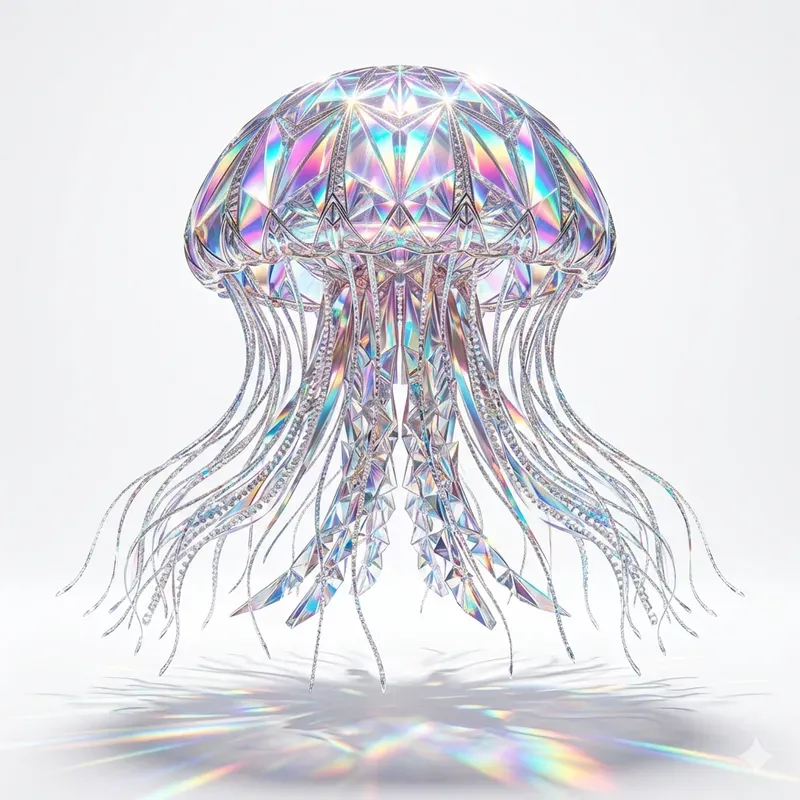 Holographic Crystal Iridescents