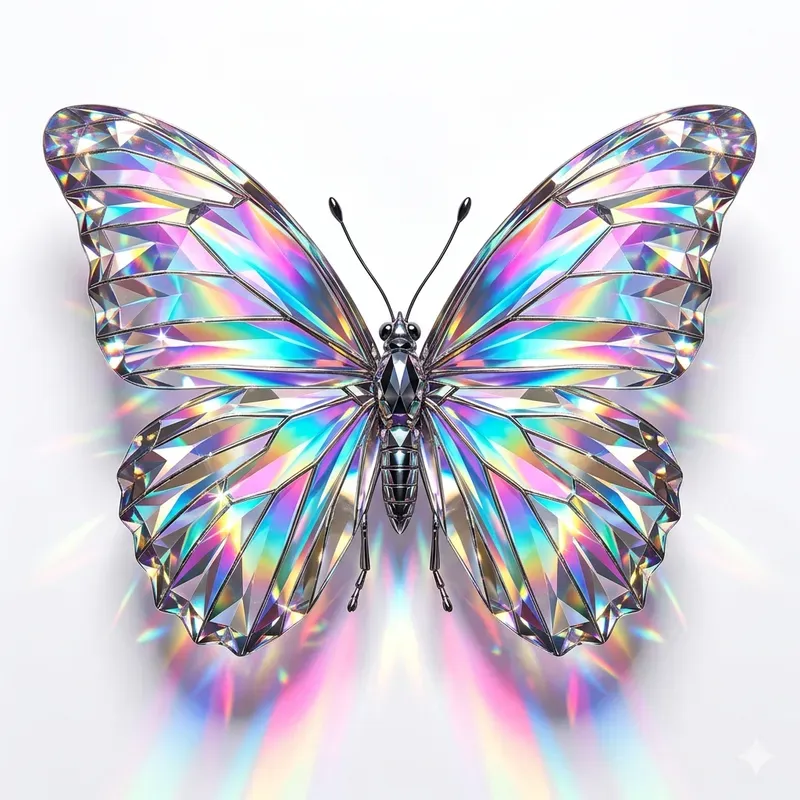 Holographic Crystal Iridescents