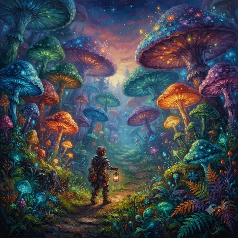 Magical Fantasy Worlds In Oil Paintings