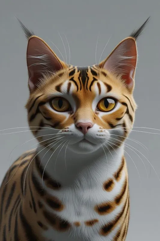 Realistic Portraits Of Cute Cats Ultra