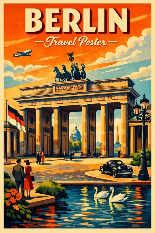 Vintage Travel Poster Generator