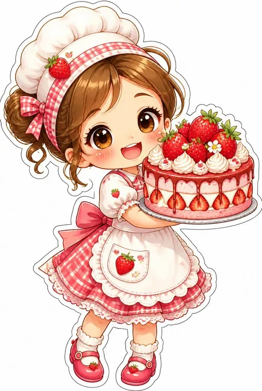 Cute Chibi Sticker Clipart Generator