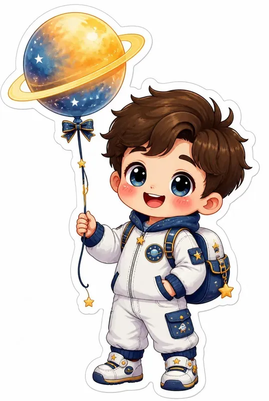 Cute Chibi Sticker Clipart Generator