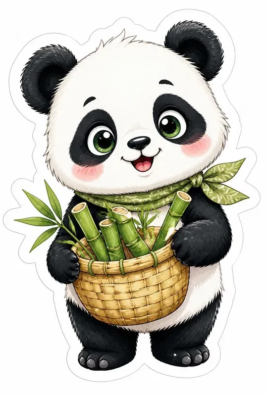Cute Chibi Sticker Clipart Generator