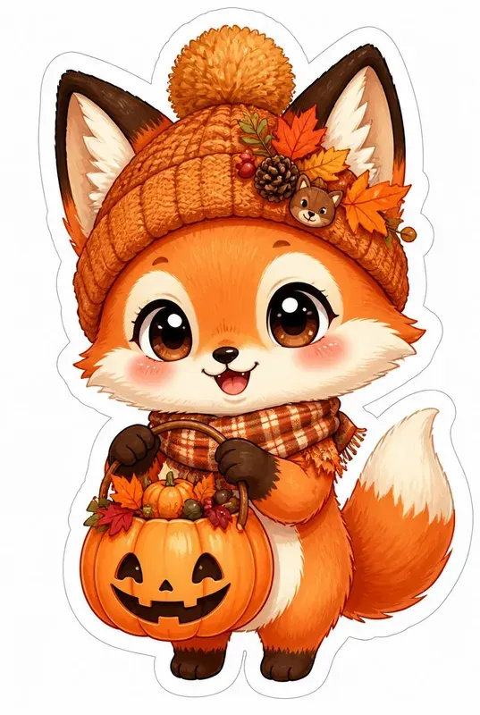 Cute Chibi Sticker Clipart Generator