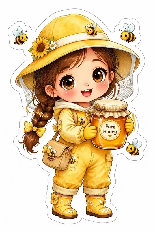 Cute Chibi Sticker Clipart Generator