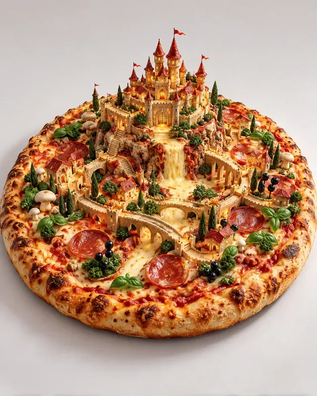 3D Edible Fantasy Worlds