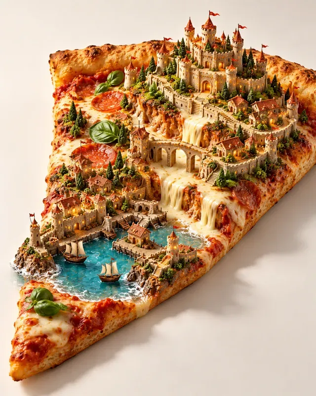 3D Edible Fantasy Worlds