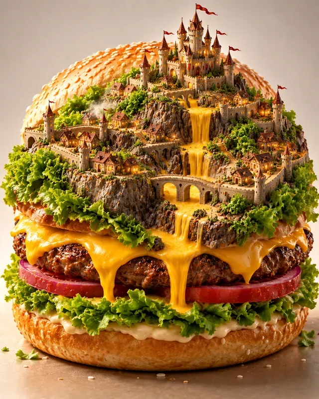 3D Edible Fantasy Worlds