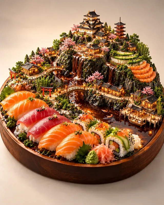 3D Edible Fantasy Worlds