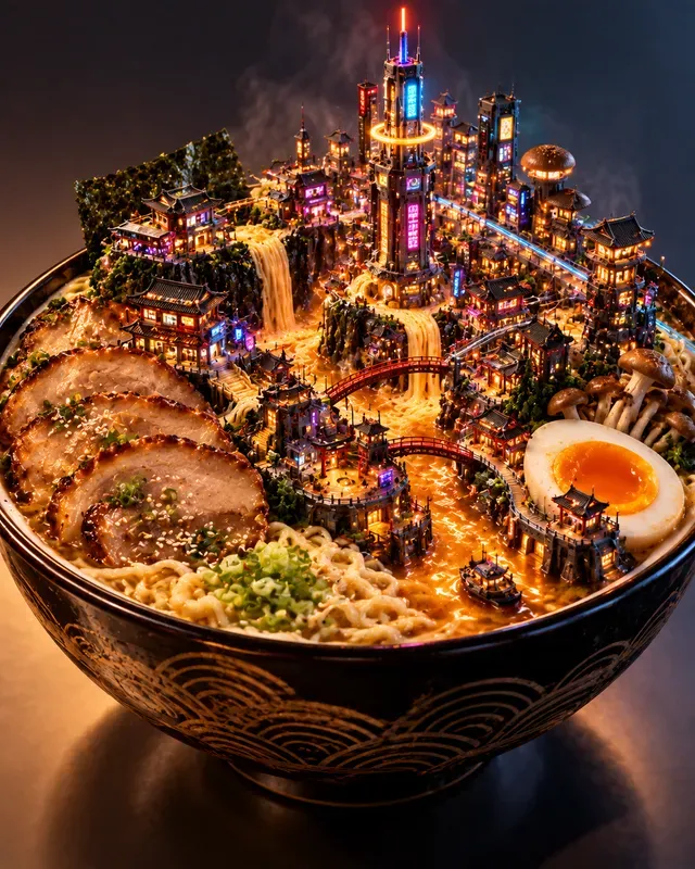 3D Edible Fantasy Worlds