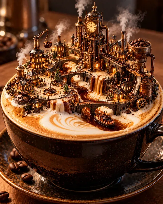 3D Edible Fantasy Worlds