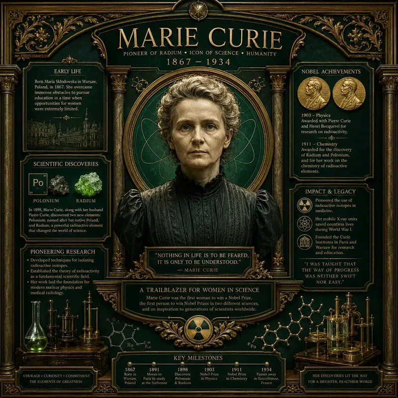 Luxury Editorial Biography Infographics