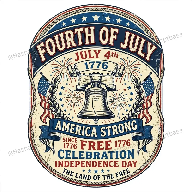 Retro Independence Day T Shirt Designs