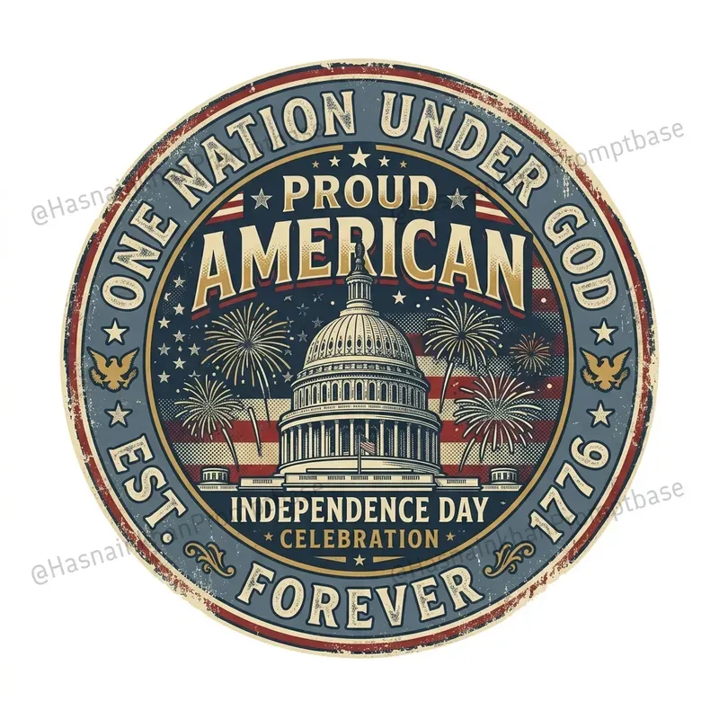 Retro Independence Day T Shirt Designs