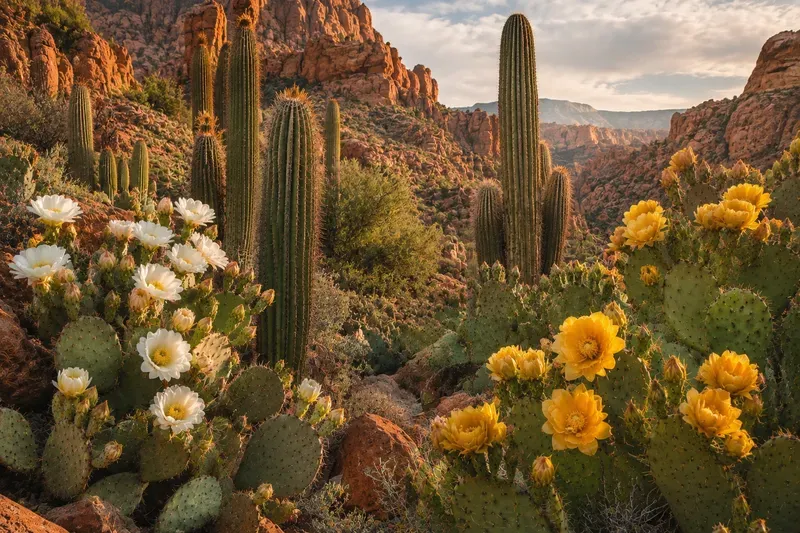 Flowering Cacti Collection Generator