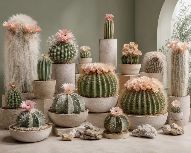 Flowering Cacti Collection Generator