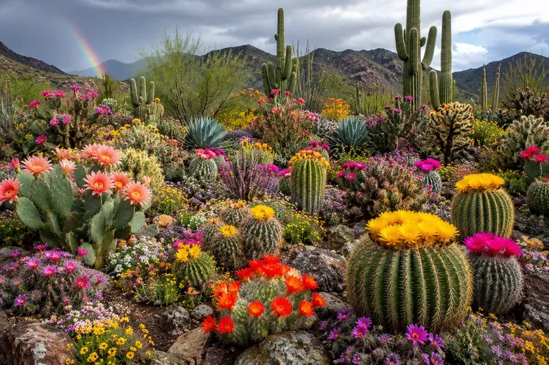 Flowering Cacti Collection Generator