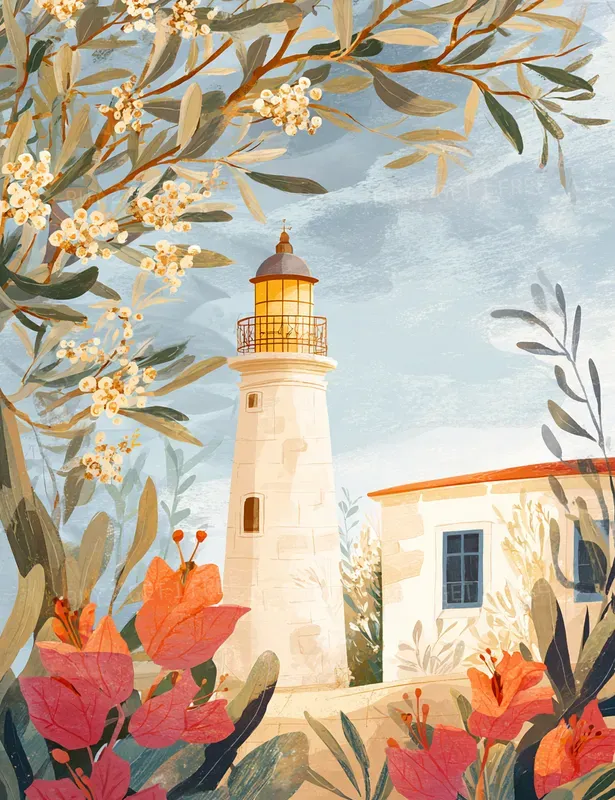 Dreamy Mediterranean Escape Art
