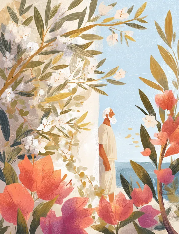 Dreamy Mediterranean Escape Art