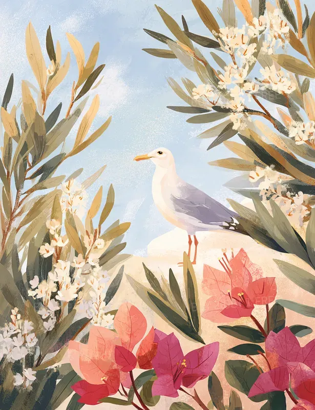Dreamy Mediterranean Escape Art