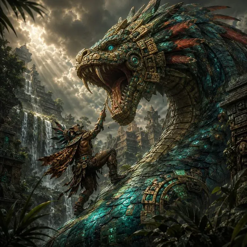 Cinematic Mythical Creature Battles