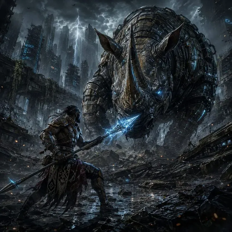 Cinematic Mythical Creature Battles