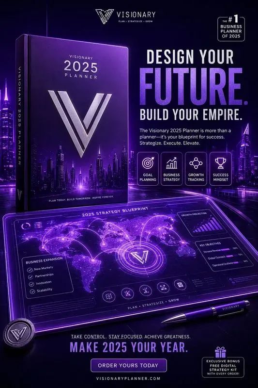 Purple Futuristic Marketing Posters