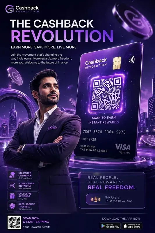 Purple Futuristic Marketing Posters