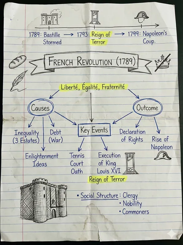 Handdrawn Notes Infographics