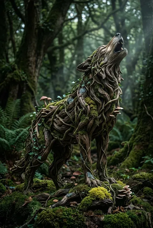 Organic Root Wood Sculptures